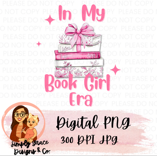 Pink Bookish PNG