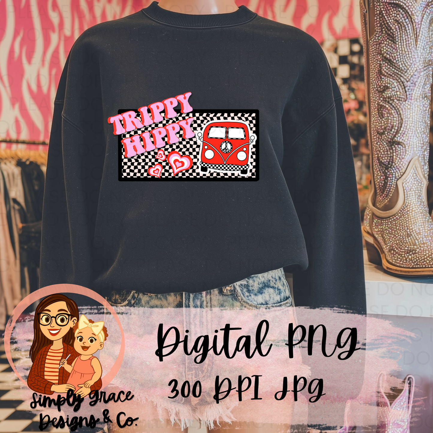 Trippy Hippy PNG