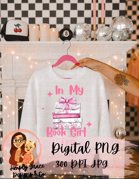 Pink Bookish PNG